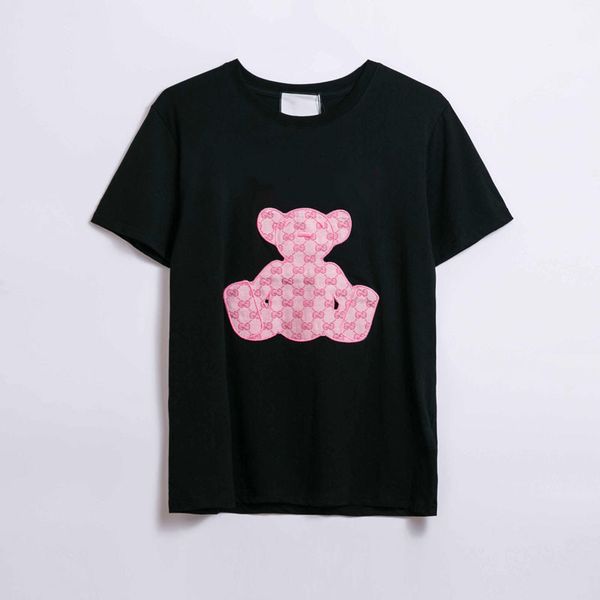 designer t shirt for men and women fashion summer tshirts mens womens casual tees with printed 2 colors size s-2xl, White